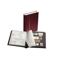 Альбом для марок (кляссер) COMFORT Leuchtturm с 32 листами из черного картона, А4 313944