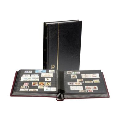 Альбом для марок (клясер) COMFORT Leuchtturm з 32 аркушами та чорного картону, А4 310289
