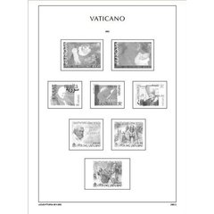 Ілюстровані листи для марок Ватикан 1852-1958 р.р. Leuchtturm