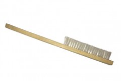 Щетка-сметка 6-х рядная на деревянной ручке нейлоновая h-25мм МДМ