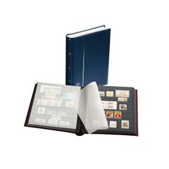 Альбом для марок (клясер) PREMIUM з LEFA шкіри Leuchtturm з 16 аркушами та чорного картону, А4 з футляром 304196