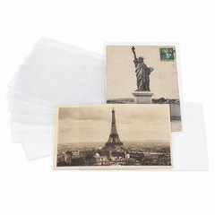 Защитные обложки для открыток до 145*95 мм, полипропелен, Leuchtturm, 354682